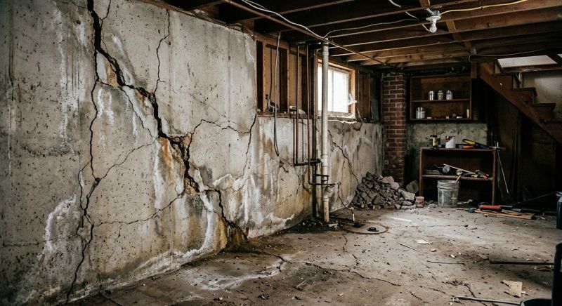Basement Crack Repair in Cheshire, CT
