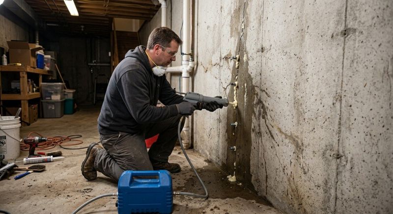 Basement Foundation Repair in Plainville, CT