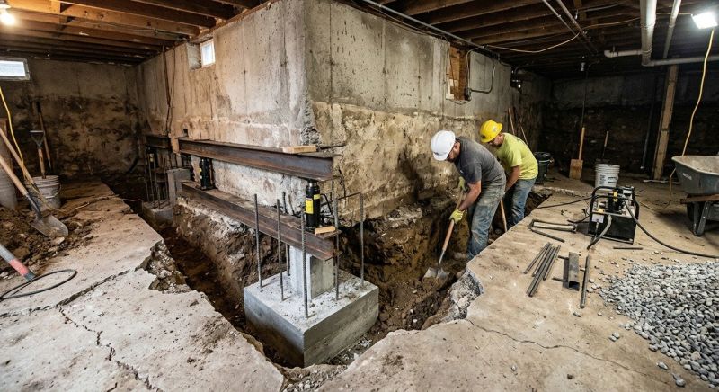 Basement Underpinning in Cheshire, CT
