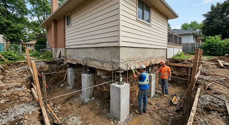 Basement Underpinning in Cheshire, CT