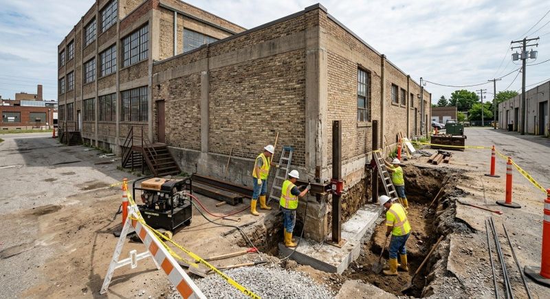 Building Foundation Repair in Durham, CT