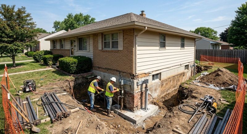 Building Foundation Repair in Middlebury, CT