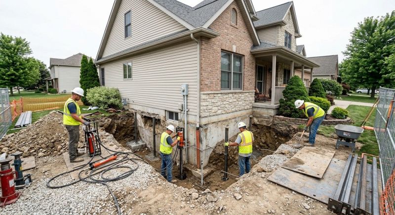Building Foundation Repair in Woodbridge, CT