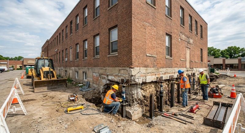 Commercial Foundation Repair in Cheshire, CT