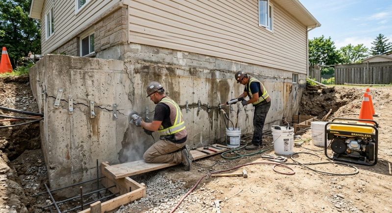 Concrete Foundation Repair in Ansonia, CT