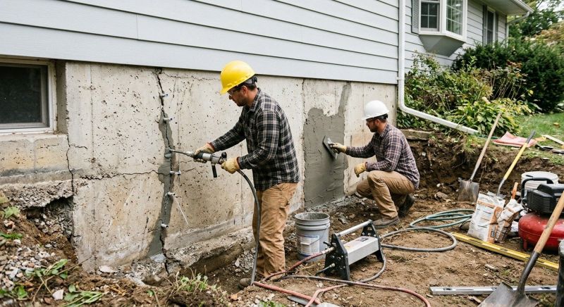 Concrete Foundation Repair in Berlin, CT