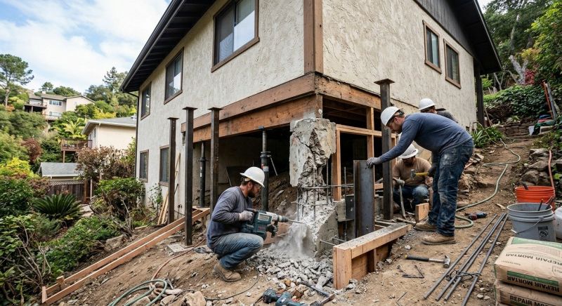 Concrete Foundation Repair in East Hartford, CT
