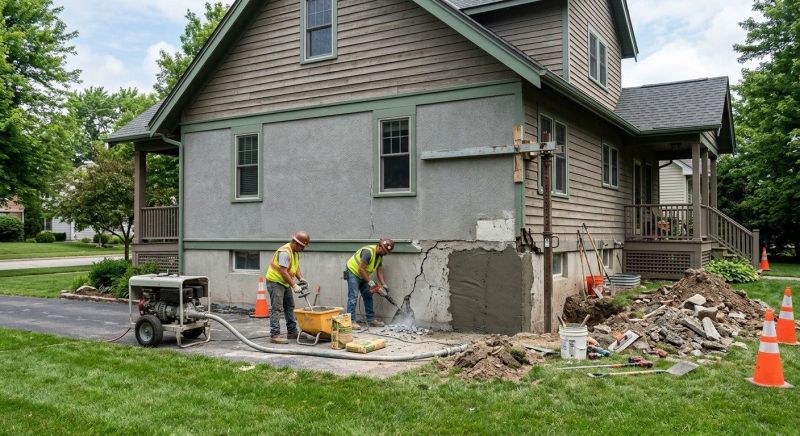 Concrete Foundation Repair in North Branford, CT