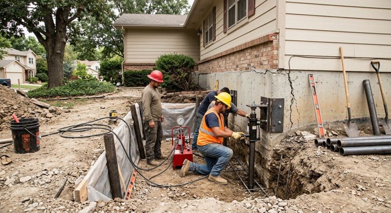 Cracked Foundation Repair in Trumbull, CT