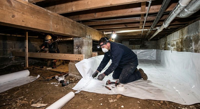 Crawl Space Leveling in Cheshire, CT