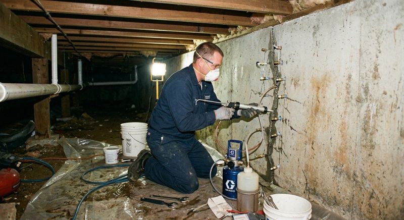 Crawlspace Foundation Repair in Bloomfield, CT