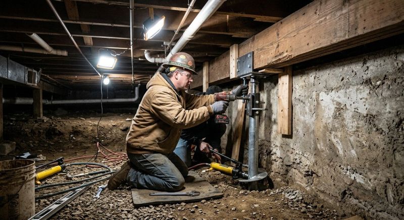 Crawlspace Foundation Repair in Bloomfield, CT