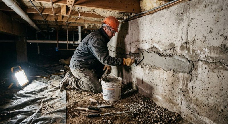 Crawlspace Foundation Repair in South Glastonbury, CT