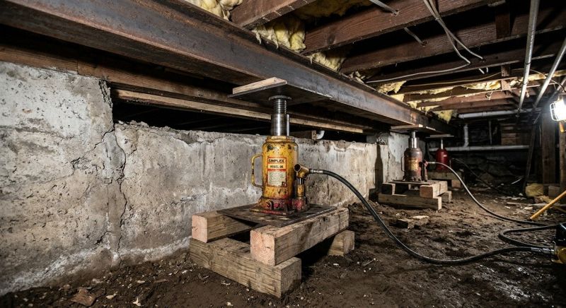 Foundation Jacking in Berlin, CT