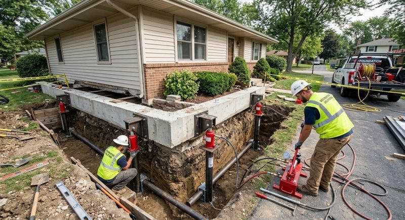 Foundation Jacking in Hartford, CT