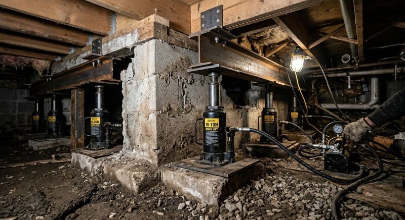 Foundation Jacking in New Haven County, CT