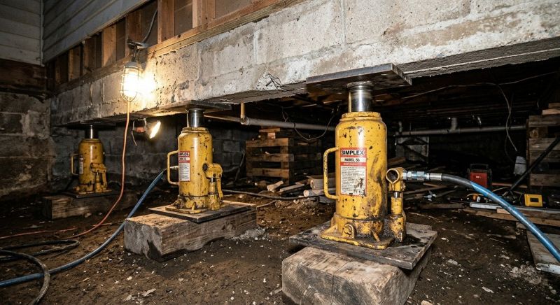Foundation Jacking in Newtown, CT