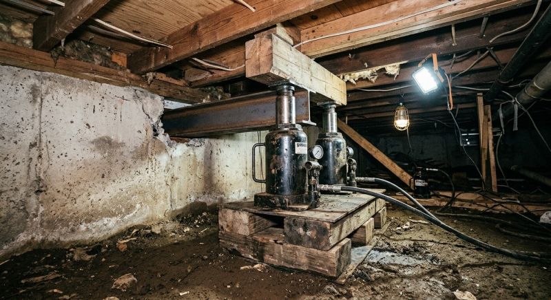 Foundation Jacking in Plainville, CT