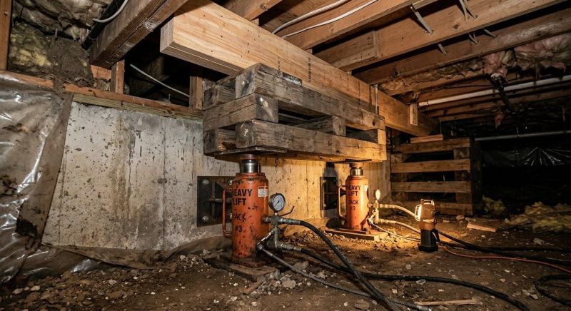 Foundation Jacking in Wallingford, CT
