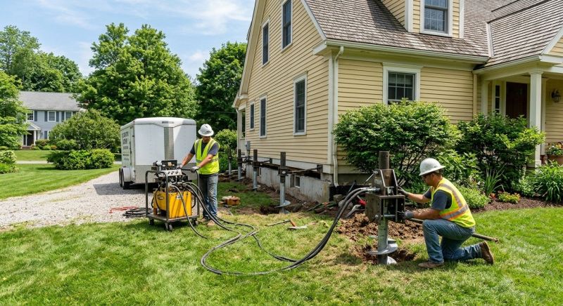 Foundation Lifting in East Hartford, CT