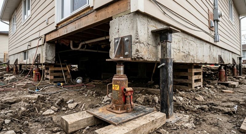 Foundation Lifting in Harwinton, CT