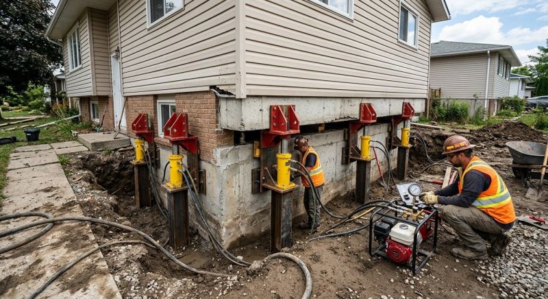 Foundation Lifting in Madison, CT