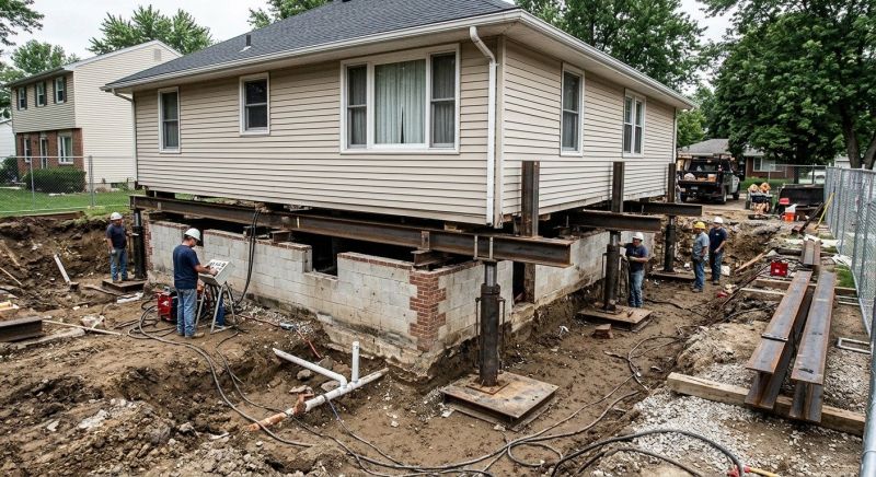 Foundation Lifting in Middletown, CT