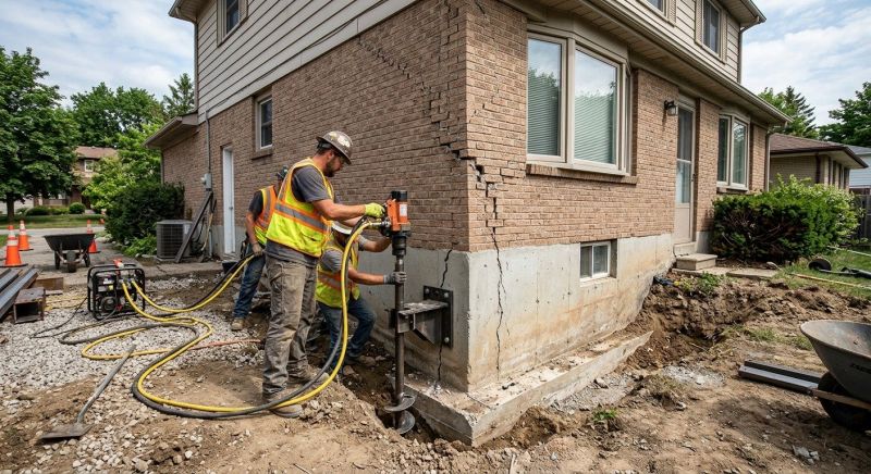 Foundation Lifting in Oxford, CT