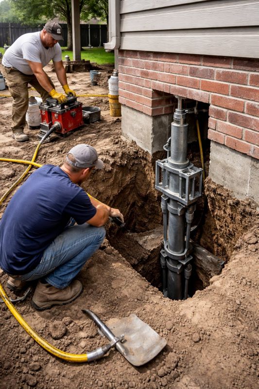 Foundation Pier Repair in Cheshire, CT