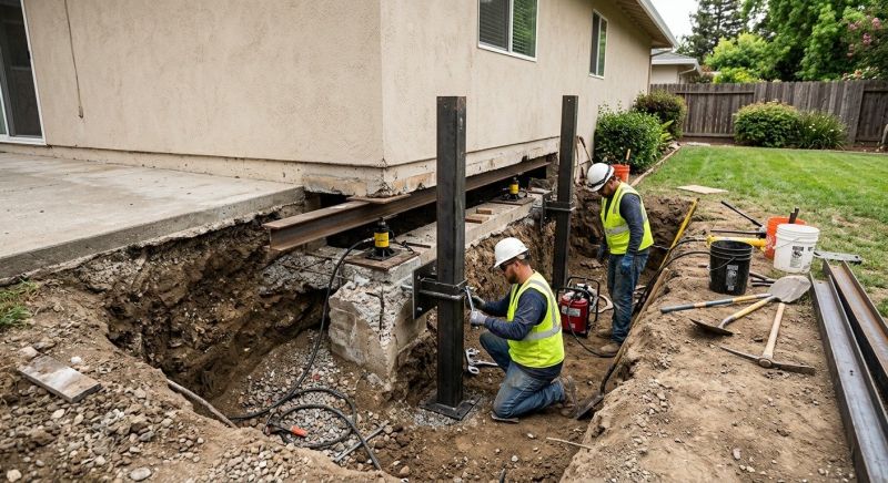 Foundation Pier Repair in Cheshire, CT