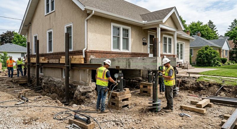 Foundation Releveling in Cheshire, CT