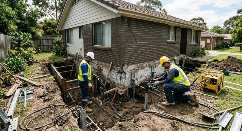Foundation Stabilizing in Branford, CT