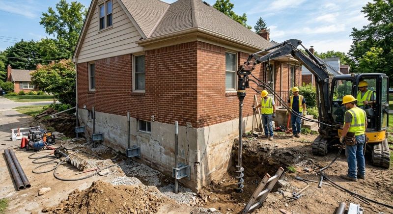 Foundation Stabilizing in Derby, CT