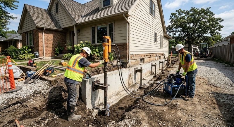 Foundation Stabilizing in Cheshire, CT