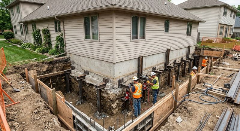 Foundation Underpinning in Cheshire, CT