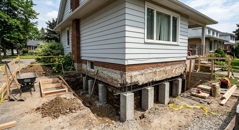 Foundation Underpinning in Cheshire, CT