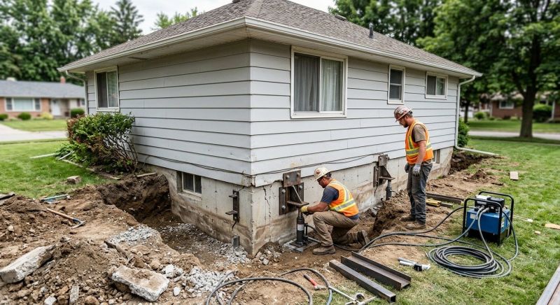 Home Foundation Repair in Woodbridge, CT