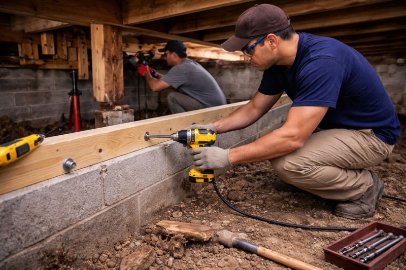 House Foundation Repair in Bethlehem, CT