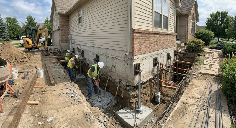 House Underpinning in Cheshire, CT