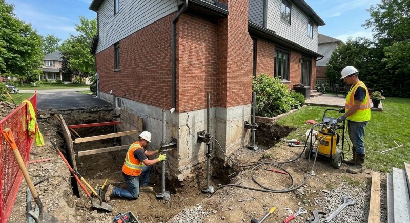 House Underpinning in Cheshire, CT