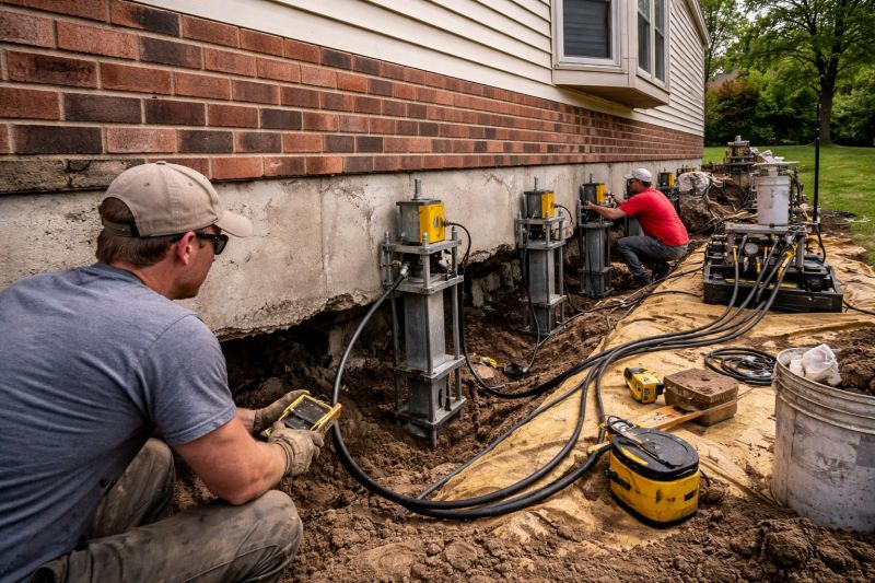 Settling Foundation Service in New Britain, CT