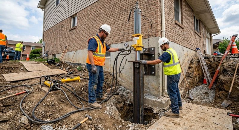 Settling Foundation Service in Wethersfield, CT
