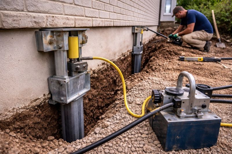 Sinking Foundation Repair in New Haven County, CT