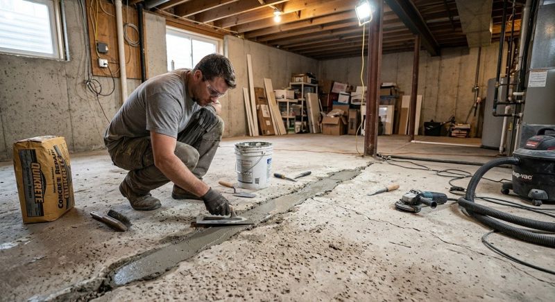 Slab Foundation Repair in Cheshire, CT