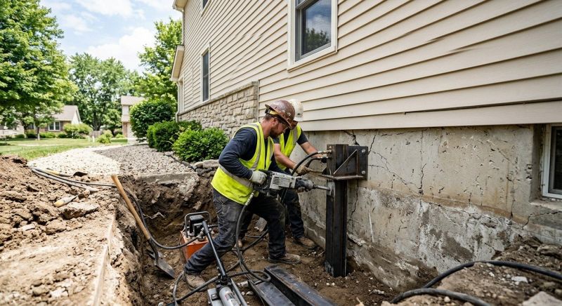 Structural Foundation Repair in North Branford, CT