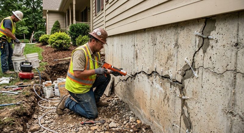 Cracked Foundation Repair in Washington, CT